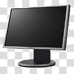 Computers icons , rf, silver flat screen computer monitor illustration transparent background PNG clipart