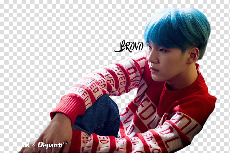 MIN YOONGI BTS, man sitting transparent background PNG clipart