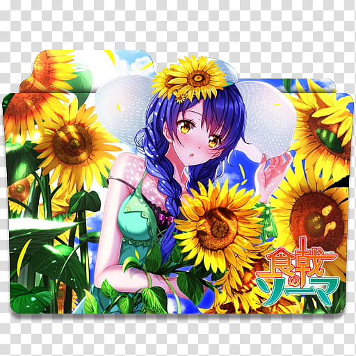 Anime Icon , Shokugeki no Souma v, female anime character transparent background PNG clipart
