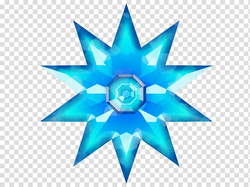Cristal snowflakes , blue star illustration transparent background PNG clipart