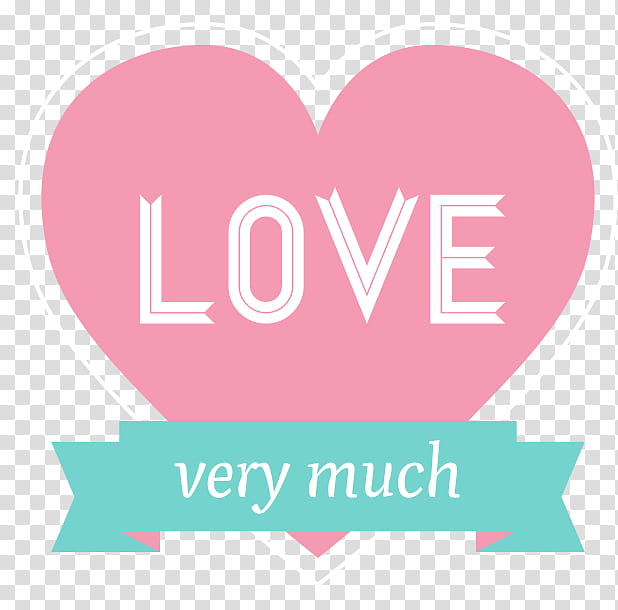 Lovely Love , Love very much text with pink heart art transparent background PNG clipart