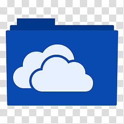 Simply Styled Icon Set  Icons FREE , OneDrive Folder alt, blue folder with clouds icon transparent background PNG clipart