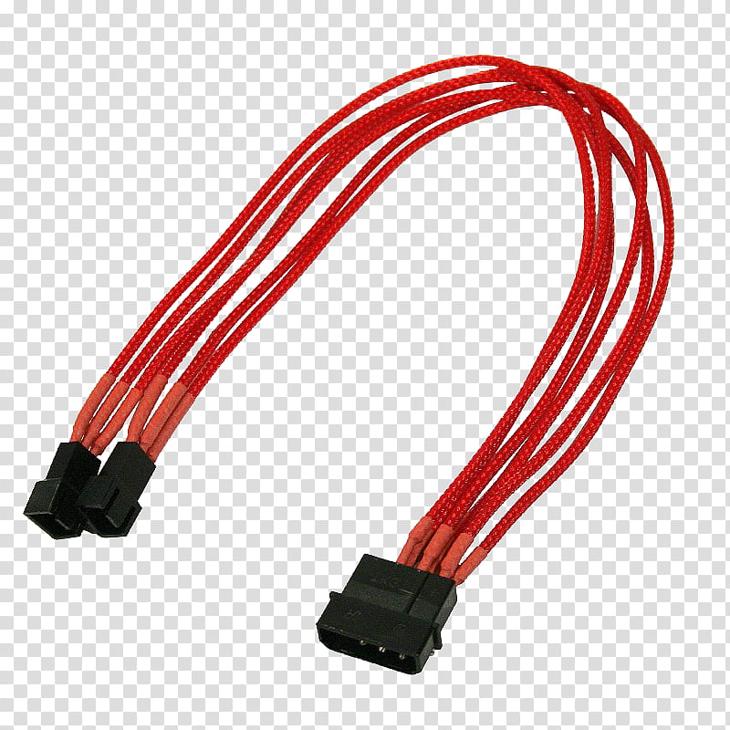 Computer Cases Housings Cable, Computer Cases Housings, Molex Connector, Electrical Cable, Serial ATA, Fan, Power Converters, Extension Cords transparent background PNG clipart