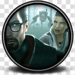 Orange Box Half Life  icons, Orange Box (Valve) Half-Life  Episode  (a) transparent background PNG clipart