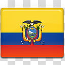 All in One Country Flag Icon, Ecuador-Flag- transparent background PNG clipart