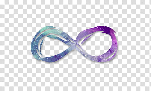 Hipster, purple and green infinity sign transparent background PNG clipart