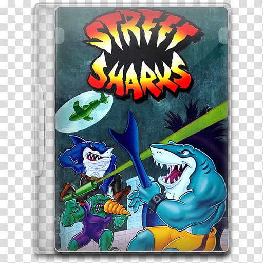 TV Show Icon Mega , Street Sharks, Street Sharks cartoon cover transparent background PNG clipart