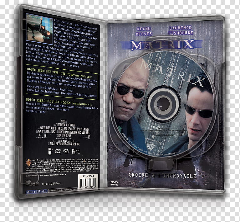 DvD Case Icon Special , The Matrix DvD Case Open transparent background PNG clipart