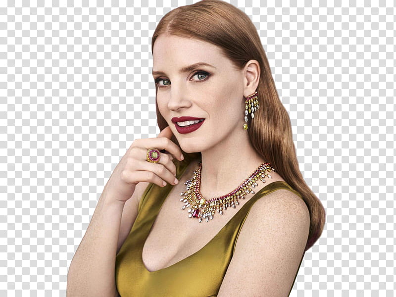Jessica Chastain, Jessica-Chastain-Piaget-Sunlight-Journey-collection-- transparent background PNG clipart