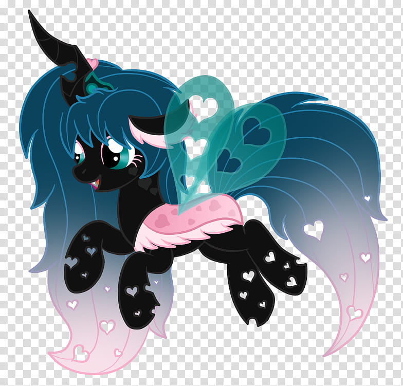 OC Lovebug the Half Changeling, multicolored My Little Pony character illustration transparent background PNG clipart