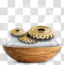 Sphere   the new variation, three brown gears illustration transparent background PNG clipart