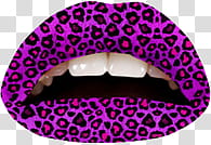 purple and pink animal print lipstick transparent background PNG clipart