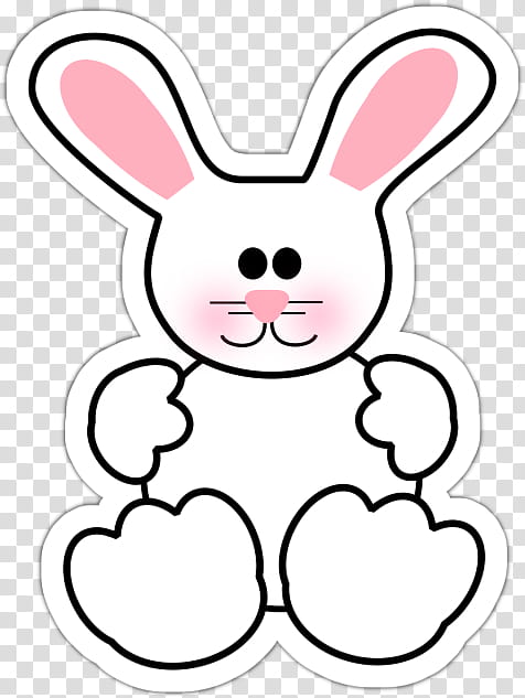 Conejitos, white and pink bunny transparent background PNG clipart