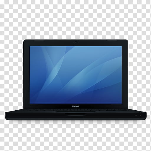 Temas negros mac, black Macbook transparent background PNG clipart