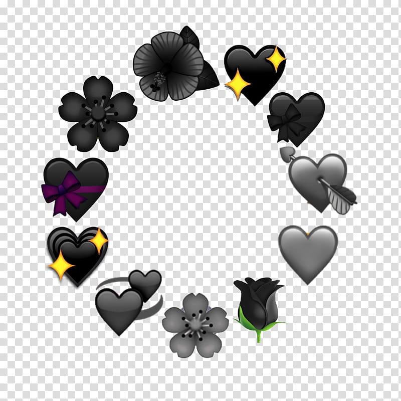 Black Heart Emoji, Aesthetics, Hashtag, Instagram, Video, Color Scheme, Tagged, Plant transparent background PNG clipart