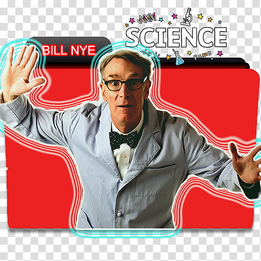 Bill Nye, The Science Guy Folder Icon transparent background PNG clipart