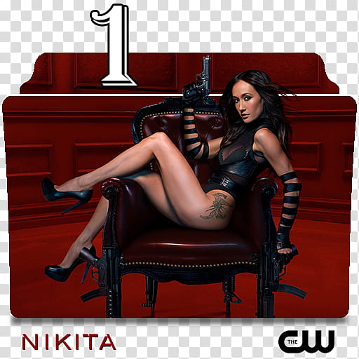 Nikita series and season folder icons, Nikita (') S ( transparent background PNG clipart