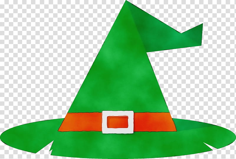 Christmas tree, Watercolor, Paint, Wet Ink, Green, Costume Hat, Headgear, Triangle transparent background PNG clipart