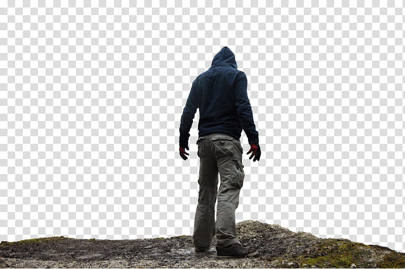 The Knight, man standing on cliff transparent background PNG clipart