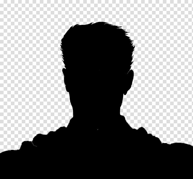 Silhouette Silhouette, Drawing, Head Shot, Black, Backlighting, Neck, Standing, Male transparent background PNG clipart
