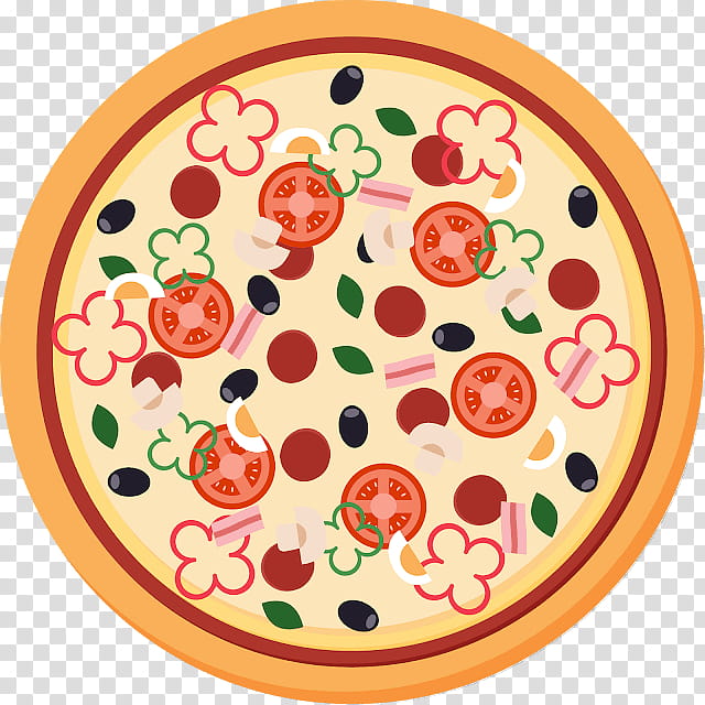 Hawaiian Pizza, Takeout, Italian Cuisine, Chicagostyle Pizza, Restaurant, Food, Pizza Delivery, Plate transparent background PNG clipart