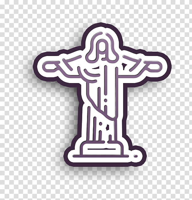 brazil icon christ icon jesus icon, Landmark Icon, Religion Icon, Statue Icon, Religious Item, Cross, Symbol, Logo transparent background PNG clipart