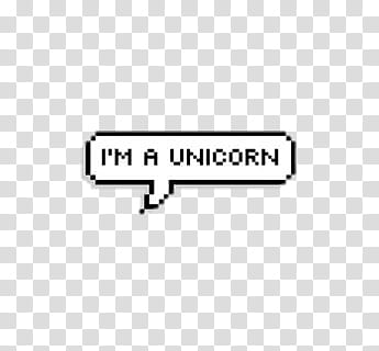 ES , i'm a unicorn text transparent background PNG clipart