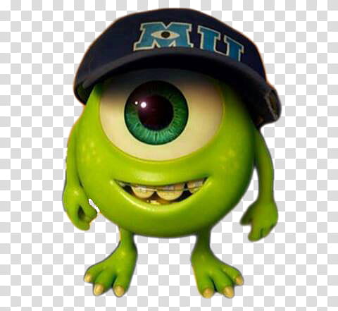 Mike Wazowski art transparent background PNG clipart