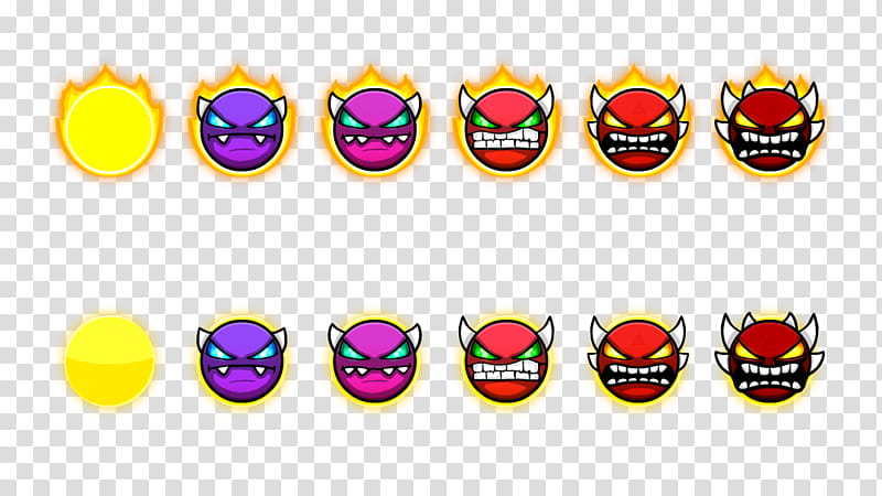 Geometry Dash Transparent Background Png Cliparts Free Download Hiclipart - clip art geometry demon face roblox clip art geometry demon face