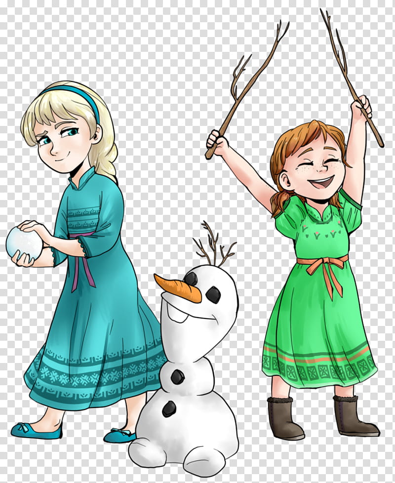 Elsa y Ana Frozen transparent background PNG clipart