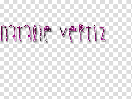 Natalie Vertiz Nombres transparent background PNG clipart