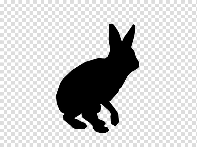 Dog Silhouette, Hare, Whiskers, Snout, Rabbit, Black M, Rabbits And Hares, Tail transparent background PNG clipart