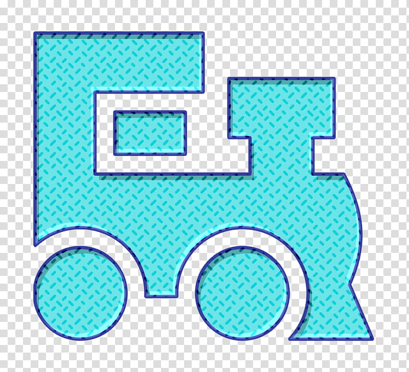 Train icon Vehicles and Transports icon, Aqua, Turquoise, Teal, Azure, Line, Electric Blue, Circle transparent background PNG clipart