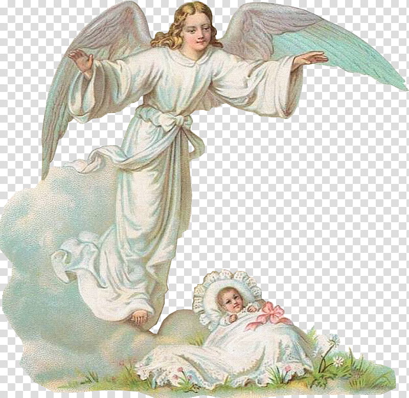 Background Children, Angel, Guardian Angel, Schutzengelbild, Snow Angel, Heaven, God, Statue transparent background PNG clipart