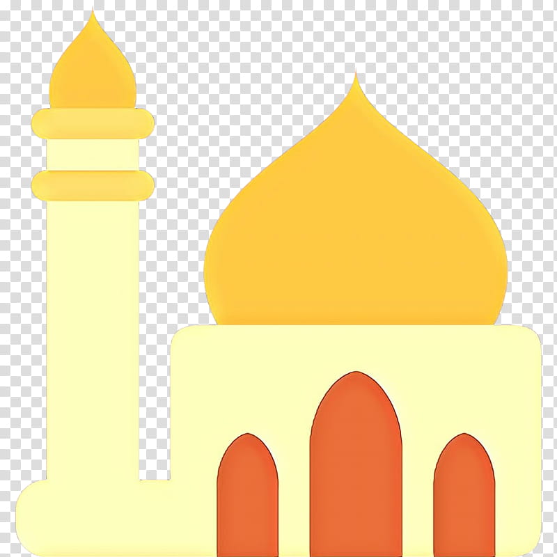 Mosque, Cartoon, Yellow, Meter, Steeple, Place Of Worship transparent background PNG clipart