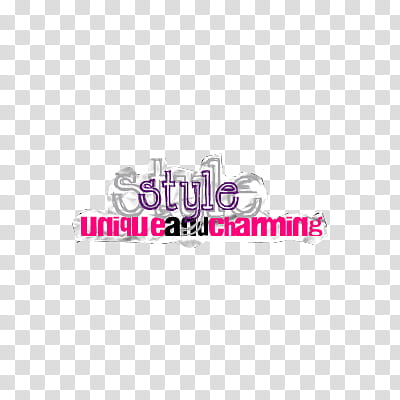 , style unique and charming text transparent background PNG clipart