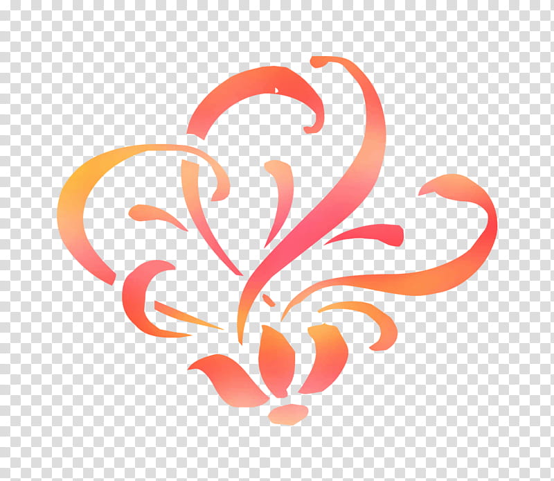 Geometric Shape, Eyelash Curlers, Geometry, Logo, Number, Orange, Red, Heart transparent background PNG clipart