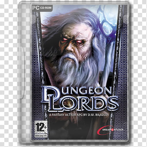 Game Icons , Dungeon-Lords, Dungeon Lords PC CD-ROM case transparent background PNG clipart