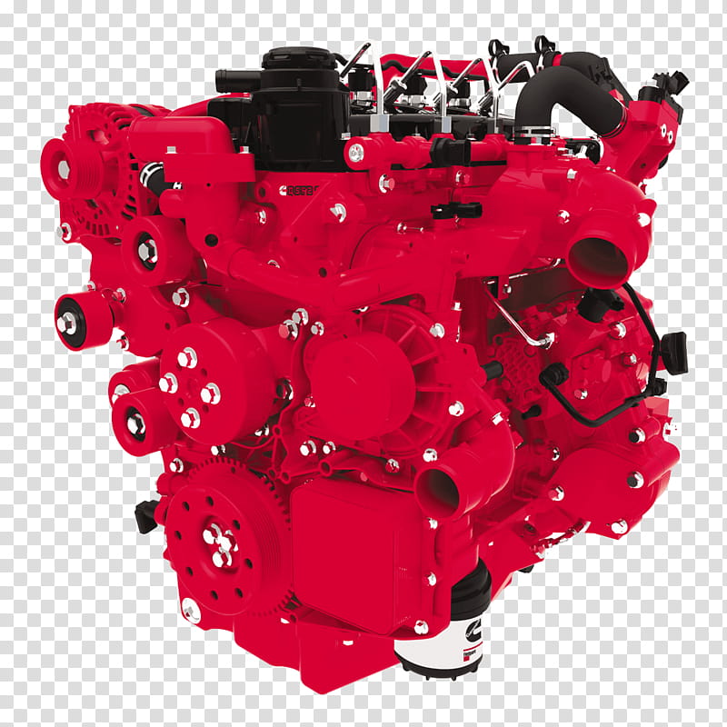 Cummins Red, Diesel Engine, Turbocharger, Car, Cylinder, Common Rail, Inlinefour Engine, Cummins Isx transparent background PNG clipart