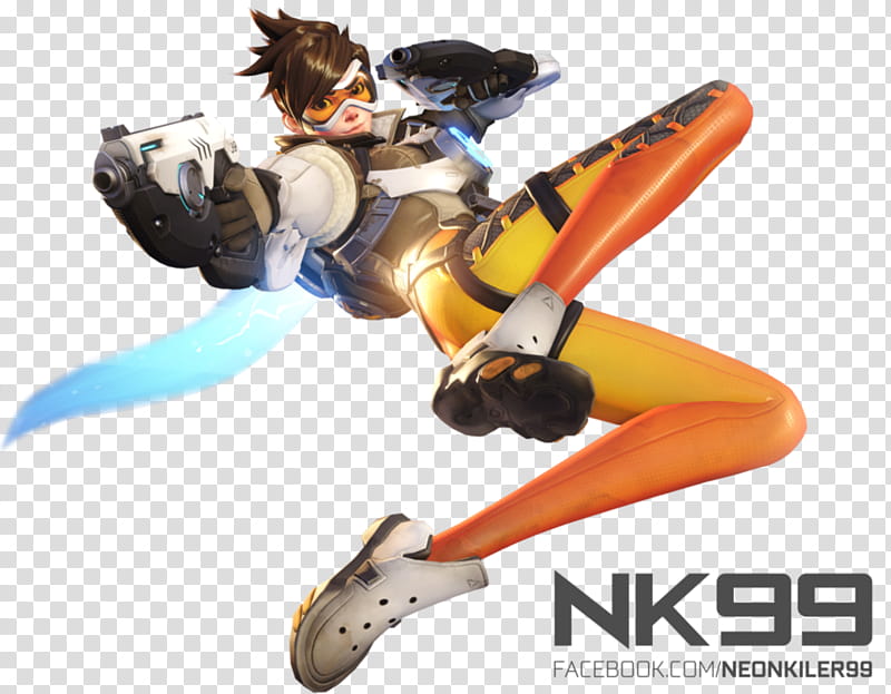 Overwatch, Tracer Render, Overdrive NK game character transparent background PNG clipart
