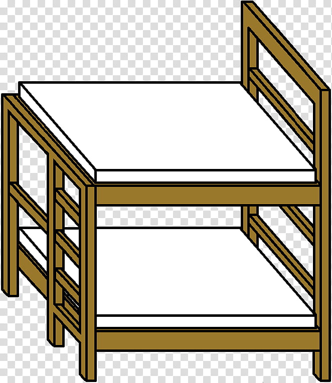 Walfas Custom, Double Deck Bed, brown bunk bed illustration transparent background PNG clipart