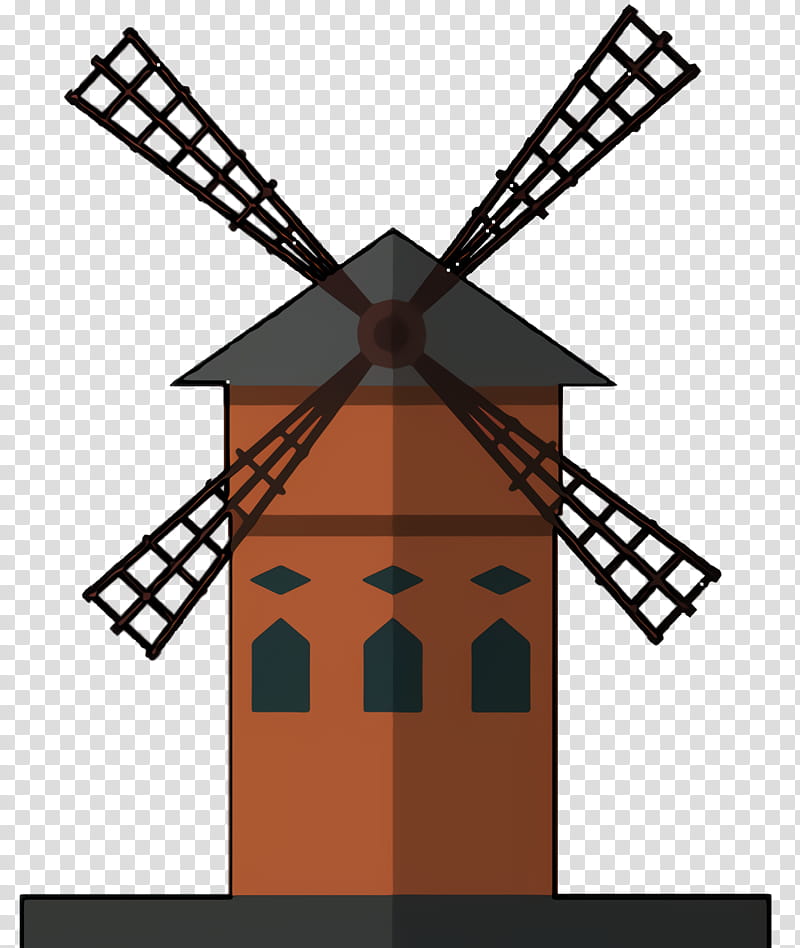 s, Windmill, Drawing, Roof, Line, Building, House transparent background PNG clipart