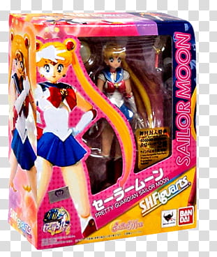 MEGA TUMBLR AESTHETIC GRUNGE, Sailor Moon action figure box transparent background PNG clipart