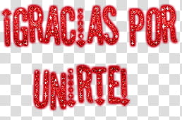 Gracias por Unirte transparent background PNG clipart