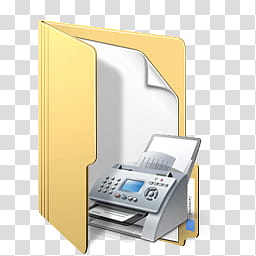 Windows Live For XP, printer icon folder transparent background PNG clipart