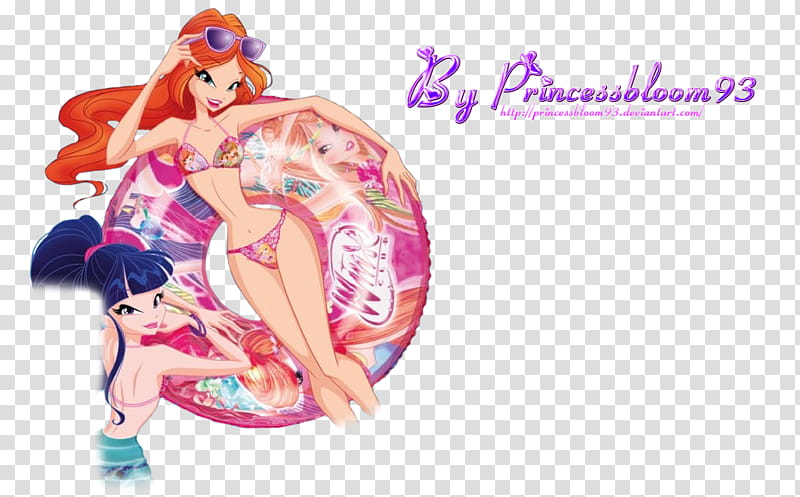 Winx Club Musa and Bloom Couture transparent background PNG clipart