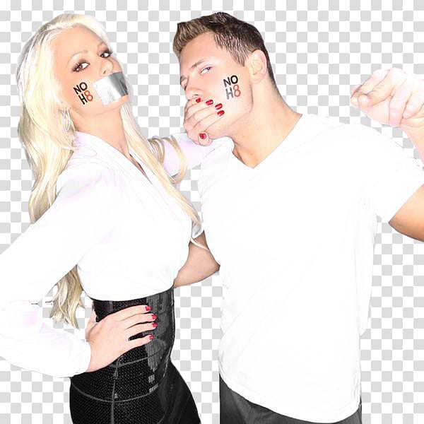 Maryse and The Miz and Eve Torres transparent background PNG clipart