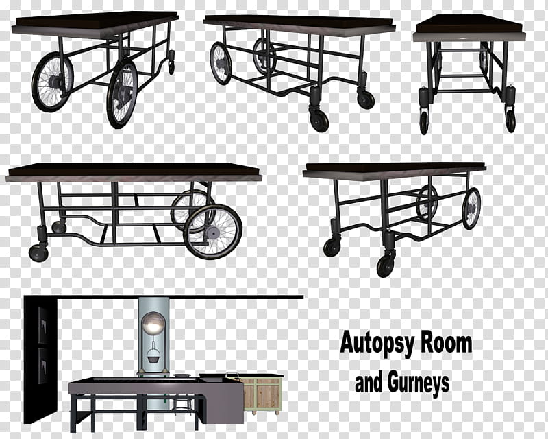 Autopsy Room and Gurneys transparent background PNG clipart