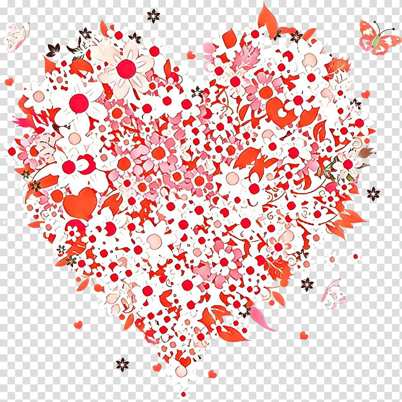 Valentine's day, Cartoon, Heart, Red, Line, Confetti, Valentines Day transparent background PNG clipart