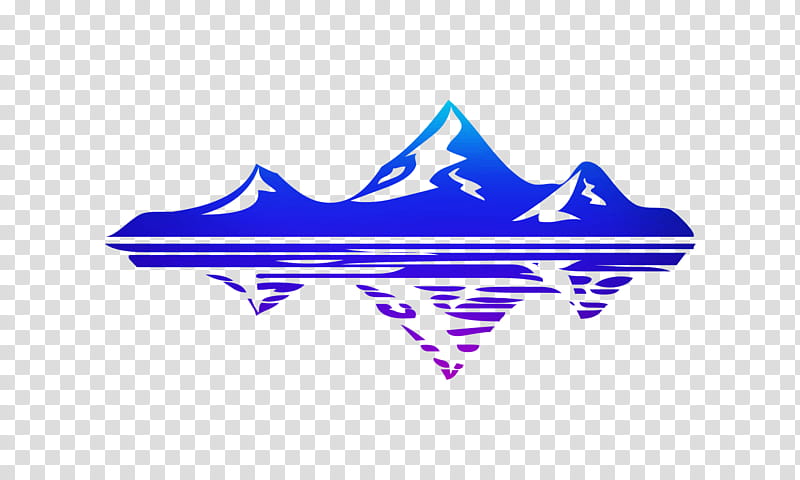 Mountain, Logo, Line, Purple, Cobalt Blue, Electric Blue, Boating transparent background PNG clipart
